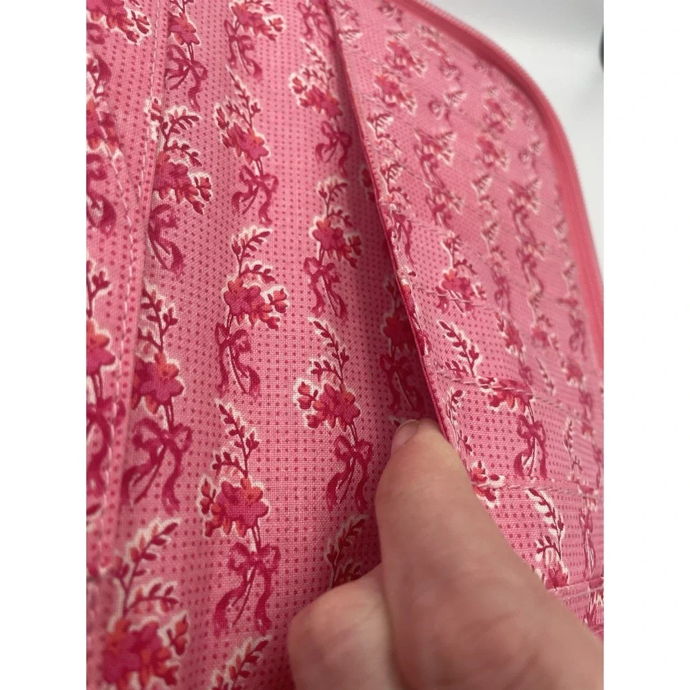 Vera Bradley Large Zip Wallet Travel Organizer Hope Toile Retired Pattern - Picture 15 of 16
